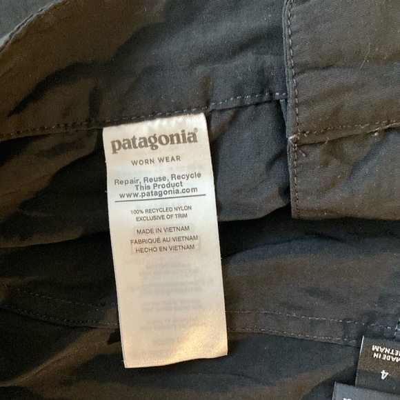 Patagonia Black Athletic Shorts Lightweight Quick-Dry - Picture 4 of 7